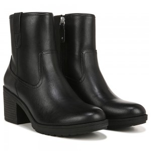 Dr. Scholl's Pearl Block Stiefel mit Absatz Damen Schwarz | 985342-XBQ