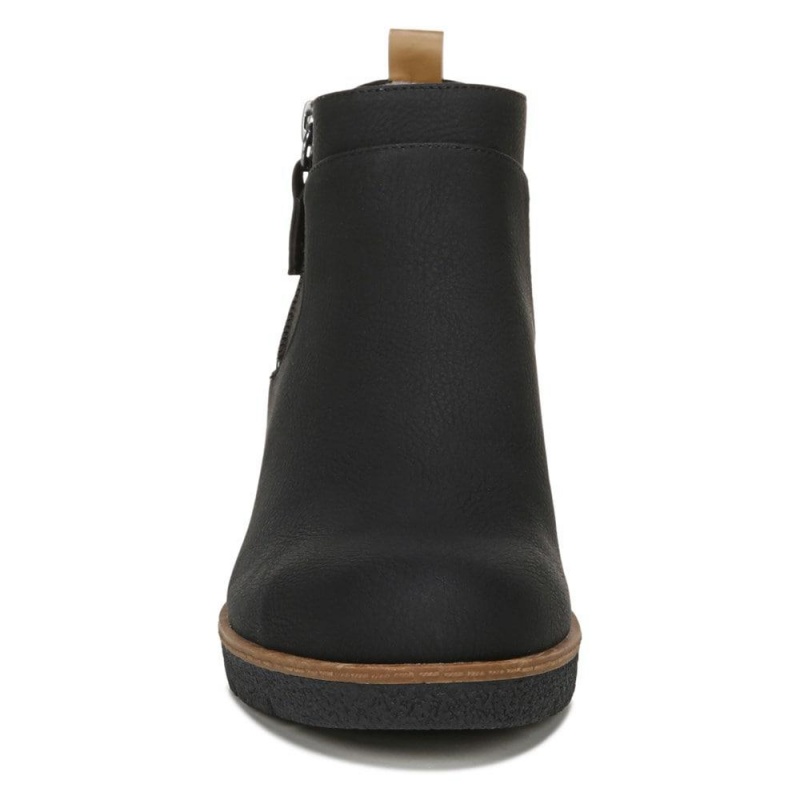 Dr. Scholl's Bianca Wedge Stiefeletten Damen Schwarz | 746821-IFG