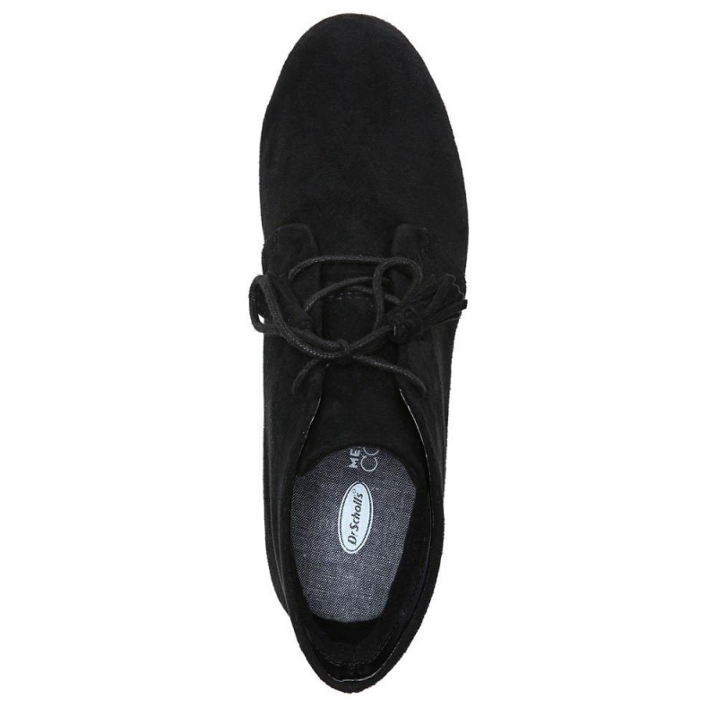 Dr. Scholl's Dakota Wedge Stiefeletten Damen Schwarz | 074283-XGR
