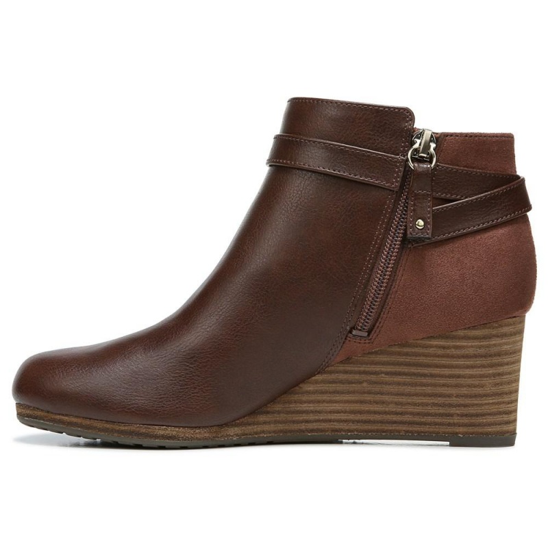 Dr. Scholl's Double Wedge Stiefeletten Damen Kupfer Braun | 218705-EZK