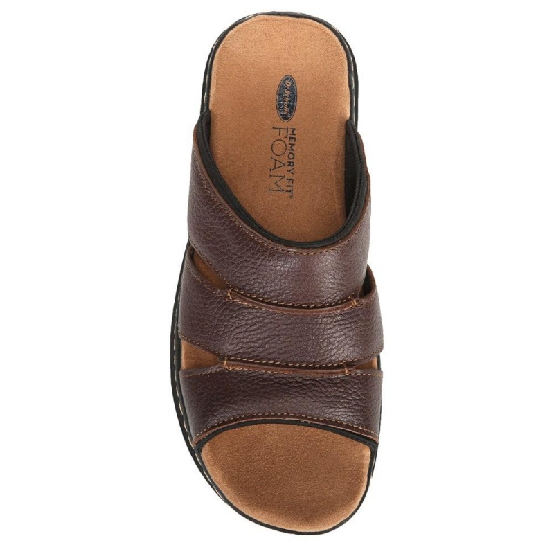 Dr. Scholl's Gordon Rutschen Sie Sandalen Herren Braun | 840156-DLK