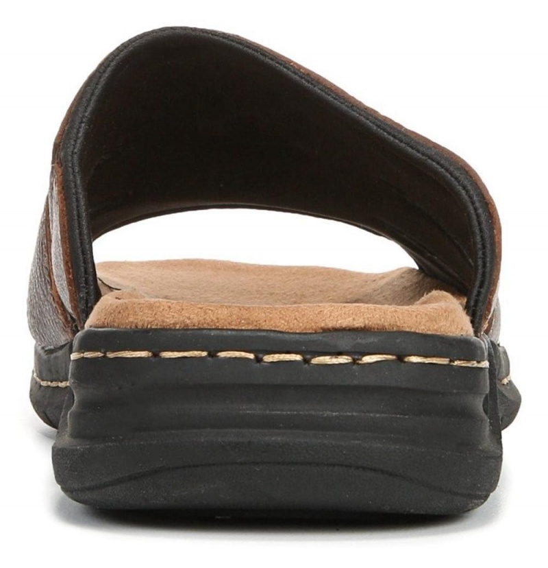 Dr. Scholl's Gordon Rutschen Sie Sandalen Herren Braun | 840156-DLK