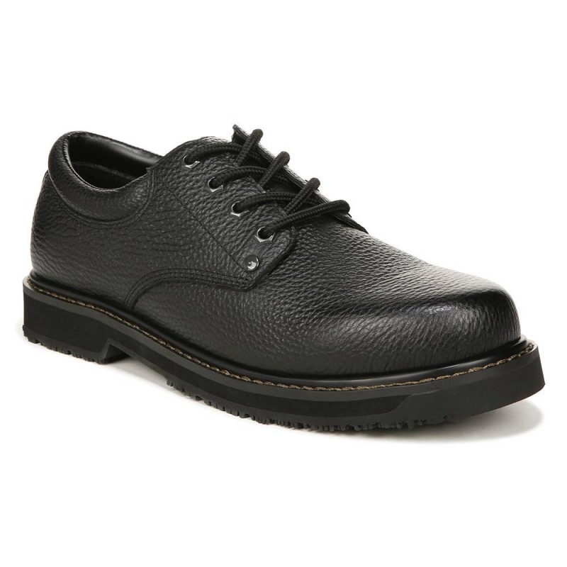 Dr. Scholl's Harrington II Slip Resistant Oxfords Schuhe Herren Schwarz | 576234-MJI
