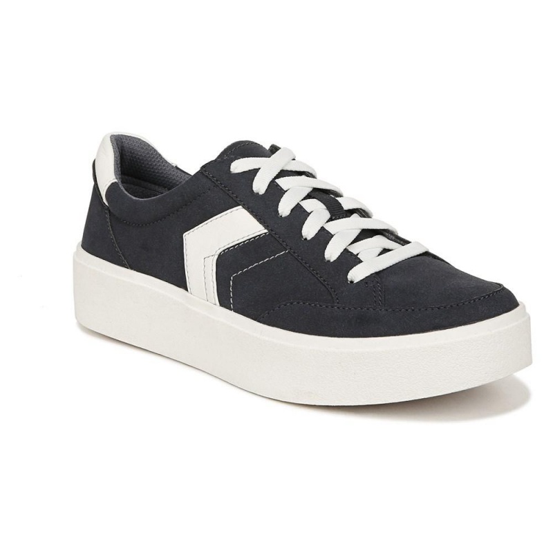 Dr. Scholl's Madison Spitze Up Sneakers Damen Navy | 587024-XRQ