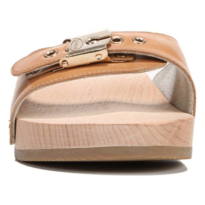 Dr. Scholl's Original Rutschen Sie Sandalen Damen Braun | 084963-BLG