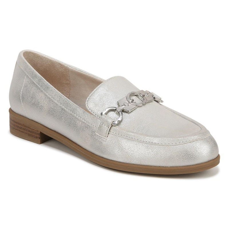 Dr. Scholl's Rate Adorn Halbschuhe Damen Silber | 201957-ENH