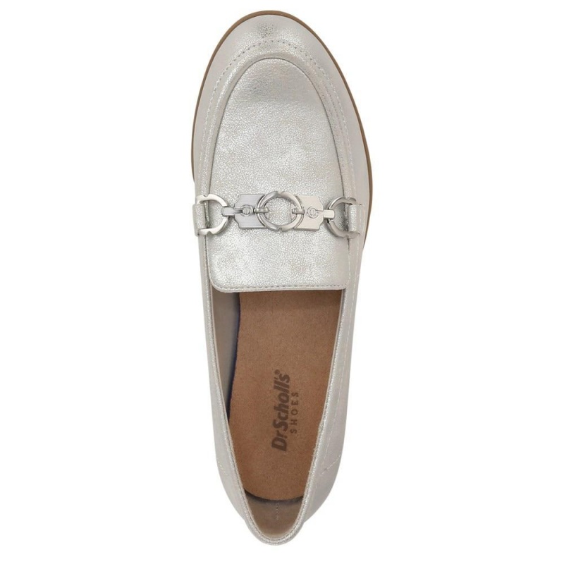 Dr. Scholl's Rate Adorn Halbschuhe Damen Silber | 201957-ENH