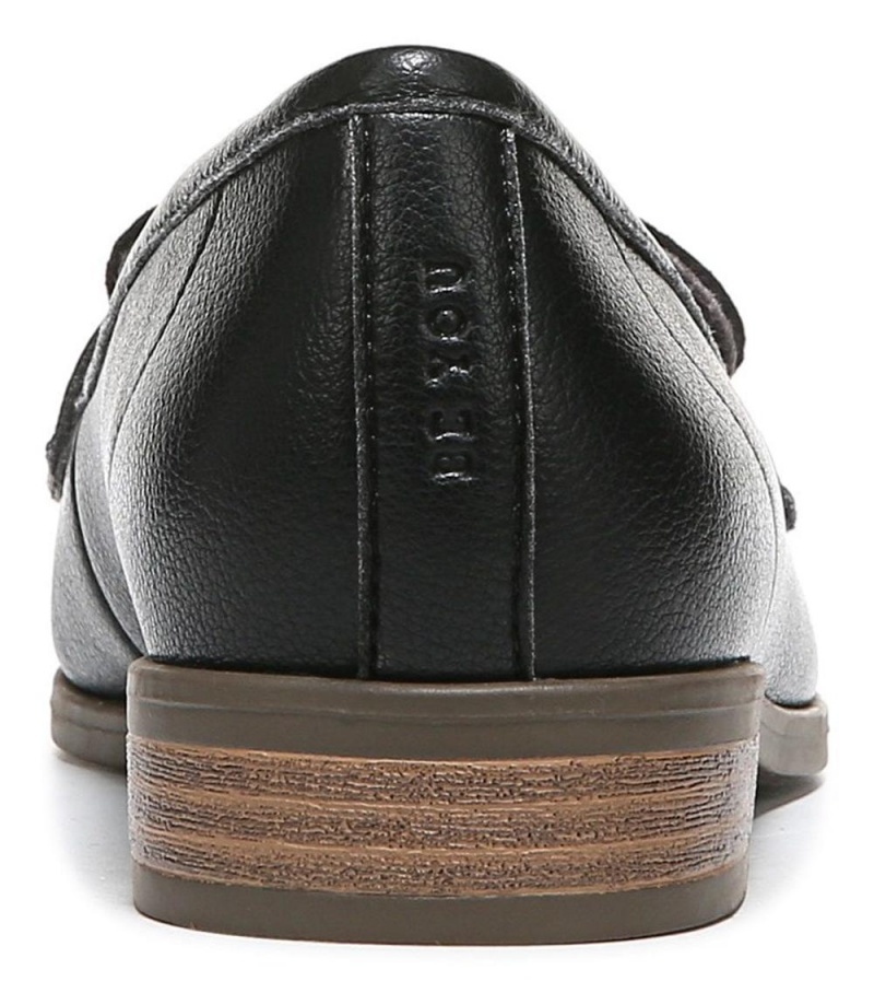 Dr. Scholl's Rate Moc Kappe Halbschuhe Damen Schwarz | 056274-JBA