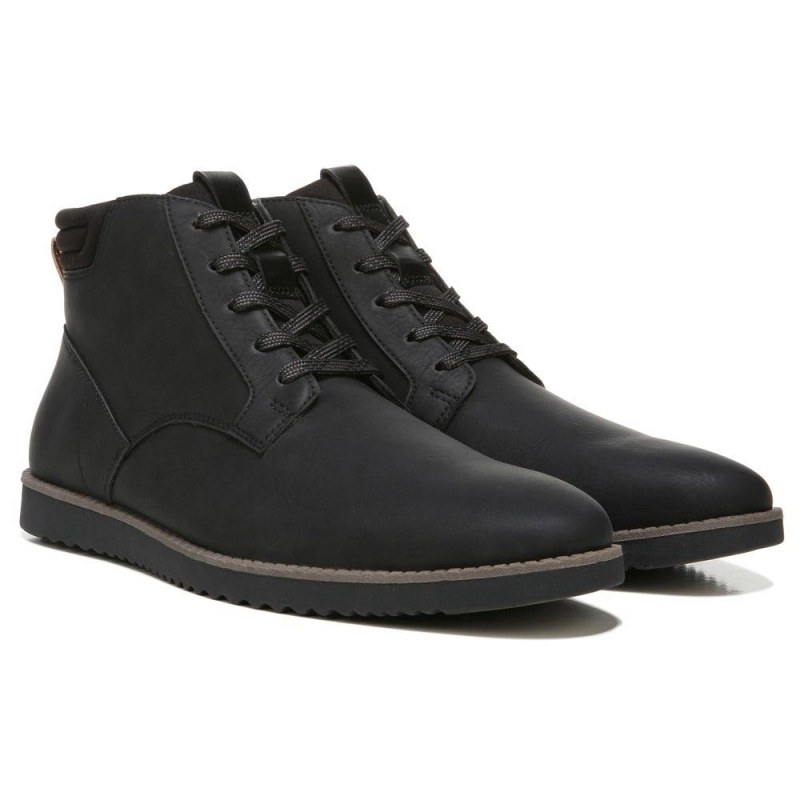 Dr. Scholl\'s Syndicate Chukka Schnürstiefel Herren Schwarz | 015638-NXP