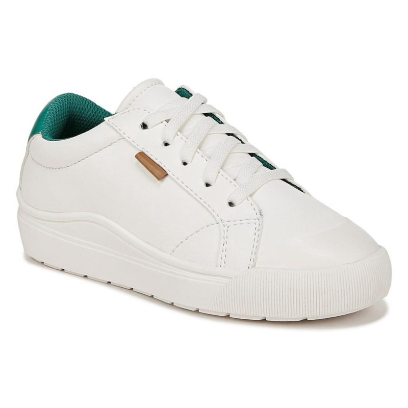 Dr. Scholl's Time Off Little Lace Up Sneakers Jungen Weiß Grün | 529103-FOC
