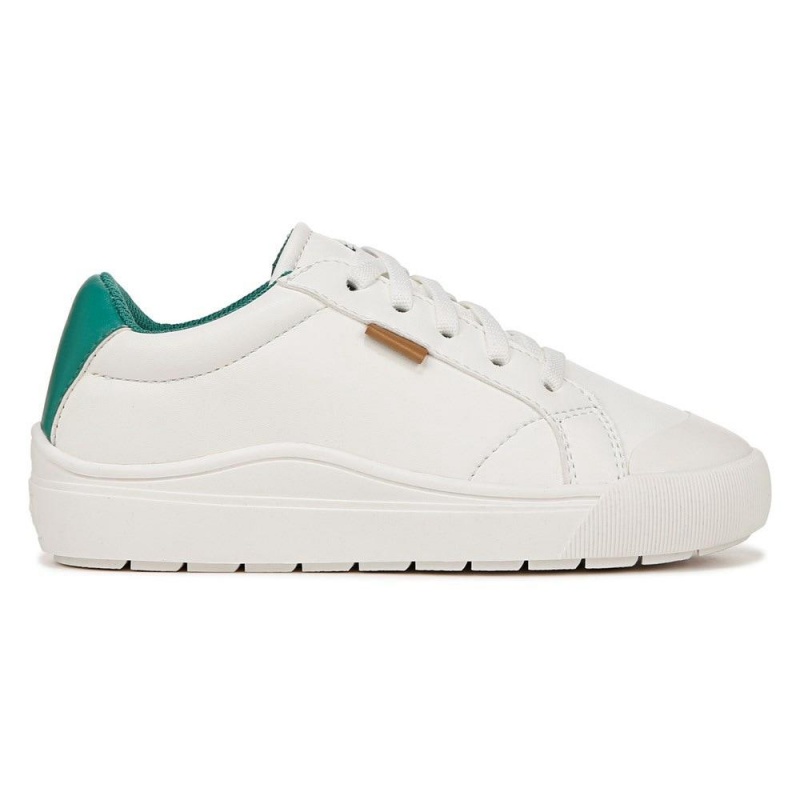 Dr. Scholl's Time Off Little Lace Up Sneakers Jungen Weiß Grün | 529103-FOC