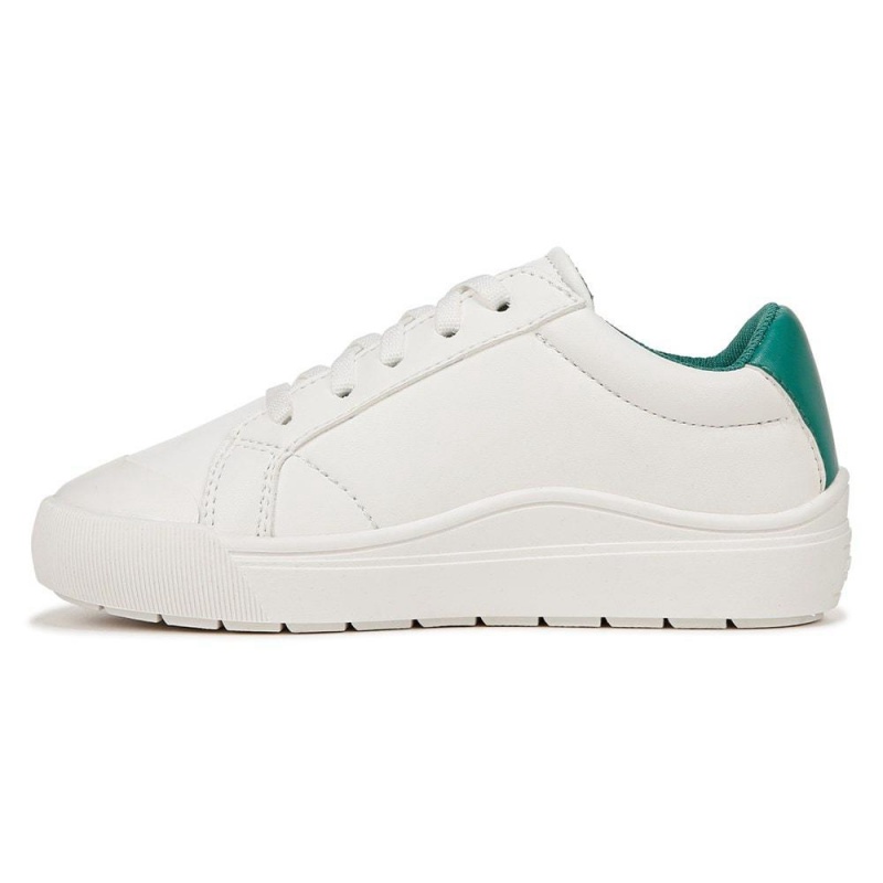 Dr. Scholl's Time Off Little Lace Up Sneakers Jungen Weiß Grün | 529103-FOC