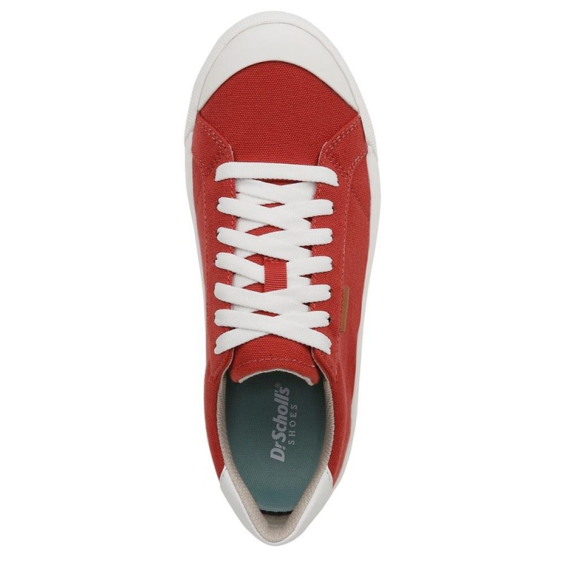 Dr. Scholl's Time Off Spitze Up Plateau Sneaker Damen Rot | 540231-TRA