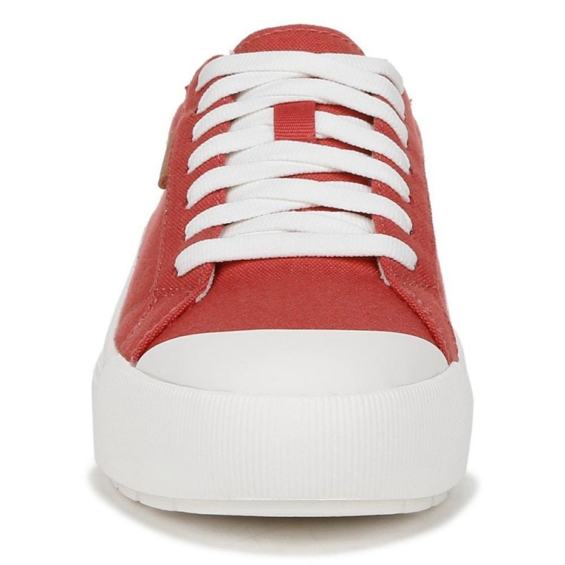 Dr. Scholl's Time Off Spitze Up Plateau Sneaker Damen Rot | 540231-TRA
