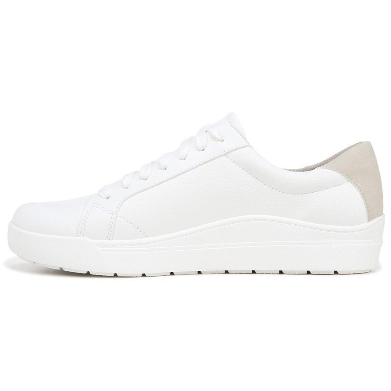Dr. Scholl's Time Off Spitze Up Sneakers Herren Weiß | 519462-NWZ