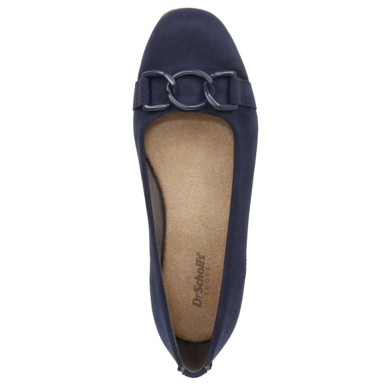 Dr. Scholl's Wexley Adorn Ballerinas Damen Navy | 180732-WQF