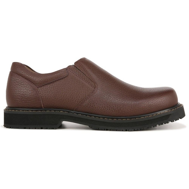 Dr. Scholl's Winder II Slip Resistant Halbschuhe Herren Braun | 379804-NFM